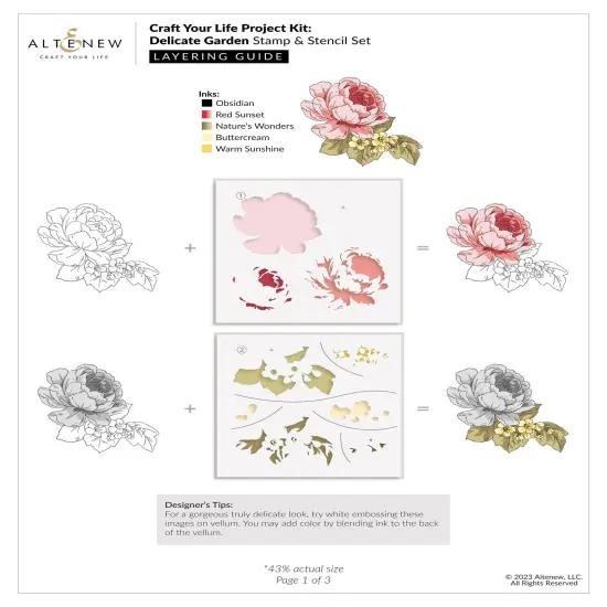 Craft Your Life Project Kit: Delicate Garden {3}