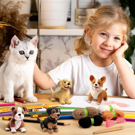 Cute Dog Crochet Kit {3}