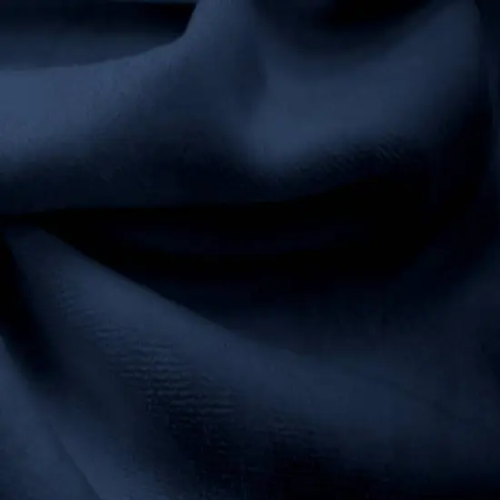 1 Yard Navy CVC Velour Apparel Fabric, 58/60&Prime; Wide, Cotton Polyester Blend {1}