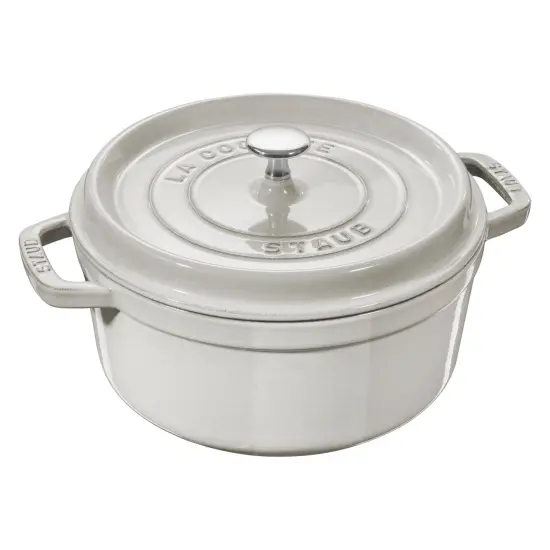 STAUB Cast Iron 7-qt Round Cocotte {1}