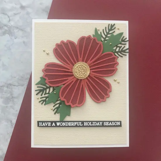 RED WINE - Textured 12x12 Cardstock - Encore Paper {3}