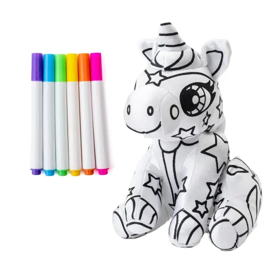 Colorbok Make It Colorful! Color Your Own Plush-Unicorn {3}
