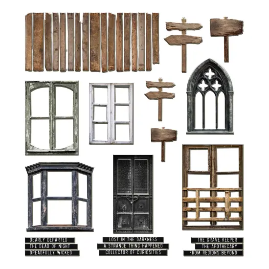 Idea-Ology Baseboard Frames 36/Pkg-Halloween {3}