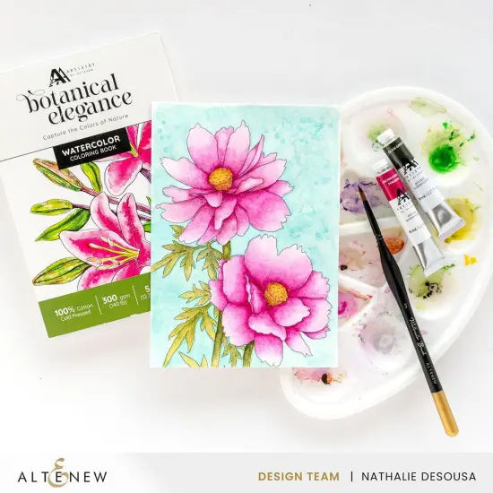 Botanical Elegance: Capture the Colors of Nature Alcohol Marker Coloring Sheets {6}