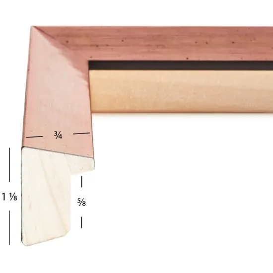 5x7 Picture Frame, Milano 0.75 Inch Wood Moulding, Wall Display Frame for Art, Posters, or Photos by wallsthatspeak {2}