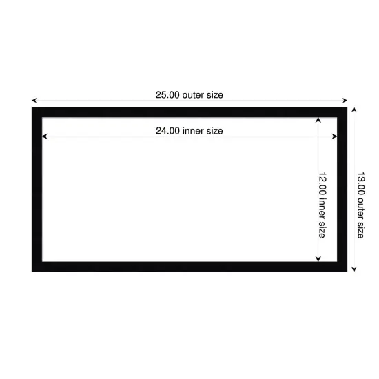 Svelte Framed Dry Erase Magnetic Board Noir Black {4}