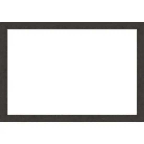 Rustic Plank Narrow Framed Dry Erase Magnetic Board Grey {7}