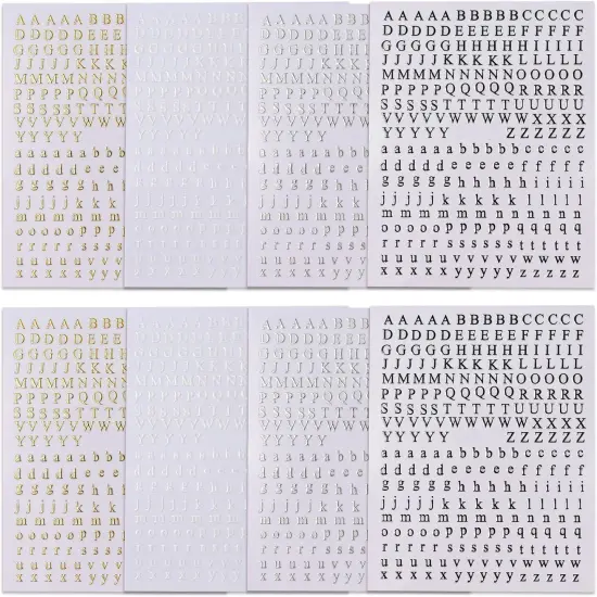 Letters Nail Art Stickers English Alphabet Nail Decals {2}