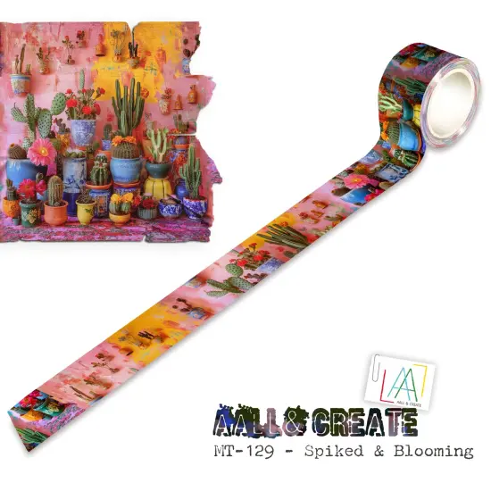 AALL And Create Layer-It-Up Washi Tape-Spiked & Blooming {1}