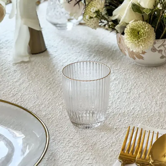 Short Crystal Glasses 6pk Grey {6}