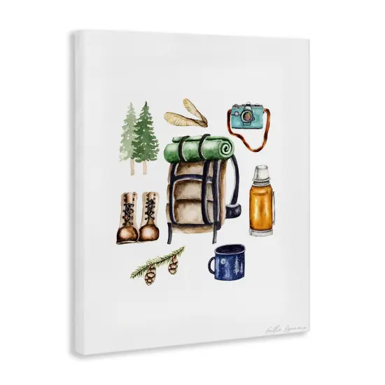 Stupell Industries Hiking Essentials Chart Canvas By Heather Desormeaux {3}