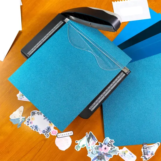 Harmony Precious Metals Cardstock 8.5"X11" 20/Pkg-Teal {5}