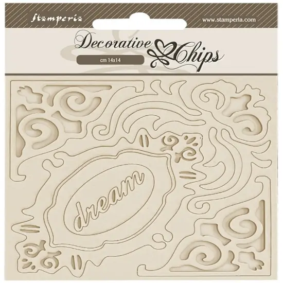 Stamperia Decorative Chips 5.5"X5.5"-Alterego Corners And Frames {1}