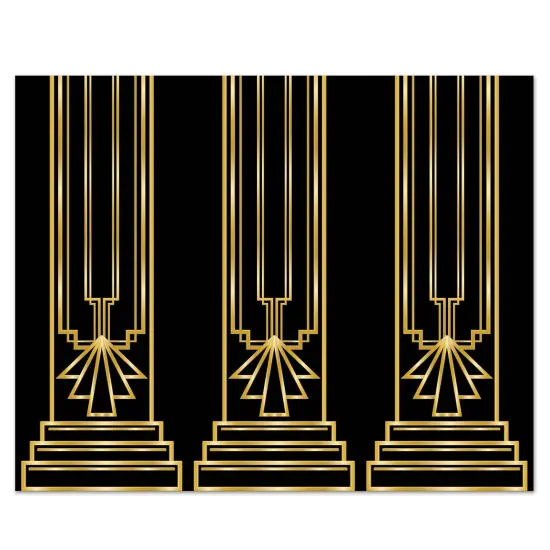 6 Pack Bulk Roaring 20's Party Backdrop {1}