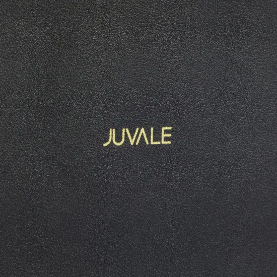 2 Pack Faux Leather Foldable Storage Bins with Handles, Collapsible Baskets for Home Organization (Black, 10 x 6.5 In) {6}