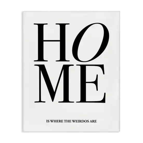 Stupell Industries Where The Weirdos Are Canvas By House of Lulu {1}