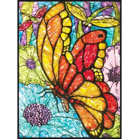 Royal & Langnickel(R) Foil Paint By Number Kit 8"X10"-Butterflies {4}