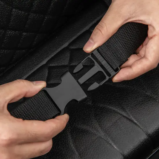 12V Electric Kids Ride-On Police Car with Remote, Siren, and Flashing Lights Black {3}