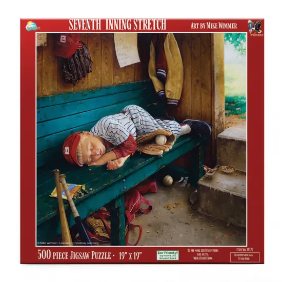 Sunsout Seventh Inning Stretch 500 pc Jigsaw Puzzle 38120 {4}