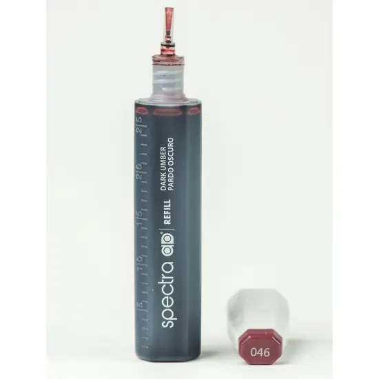 Spectra AD Marker Refill for Earthtone Color Family Markers, 25ml, 1 Each Dark Umber {2}
