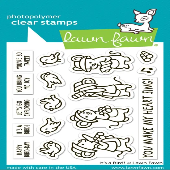 Lawn Fawn Clear Stamps 3"X2"-It's a Bird! {1}