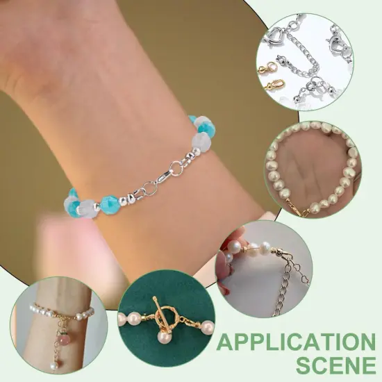 PH PandaHall 540 Pcs 6 Colors Brass Wire Guardian Wire Cable Protector U Shape Wire Guard Loops for Earring Bracelet Jewelry DIY Crafts Making {2}