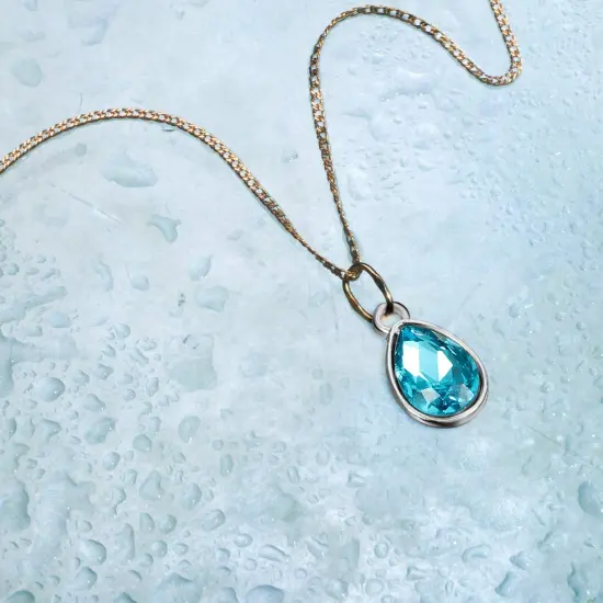 52 Pieces Water Drop Pendants Crystal Beads Pendants Charms Rhinestone Teardrop Jewelry Findings for Women DIY Necklace Jewelry Making, 7 x 10 mm, 13 Colors {2}