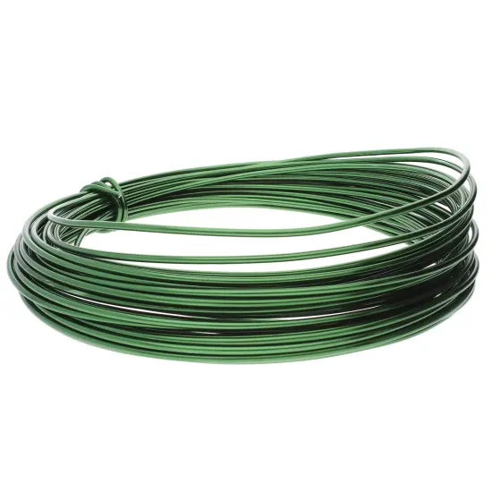The Beadsmith 12-Gauge Anodized Aluminum Wire for Jewelry Making, Metal Wire for Wrapping Green {2}