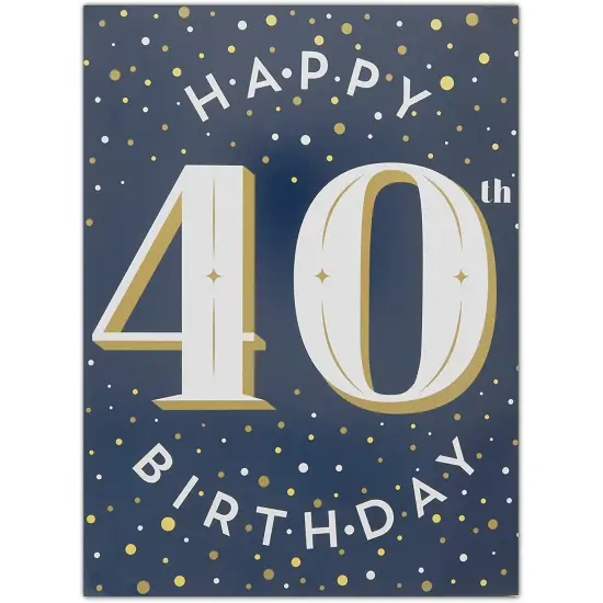 40th Birthday Decorations, Includes Table Centerpieces, Wall Sign, Ceiling Decorations and Confetti String (12 Pieces) Multicolor {7}