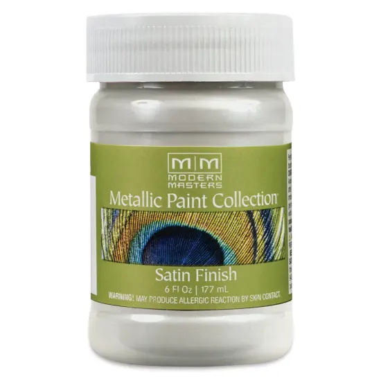 Modern Masters Metallic Paint - Pearl White, 177 ml jar {1}