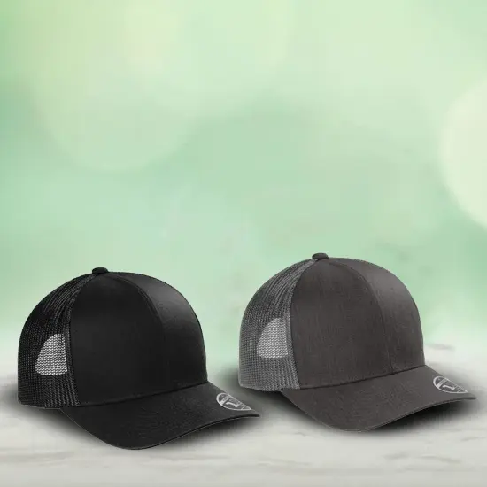 TravisMathew Cruz Trucker Cap Structured Mid Profile Flexfit 110 with Breathable Mesh Panels White {2}