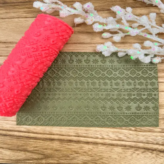 Christmas Sweater Texture Roller {1}
