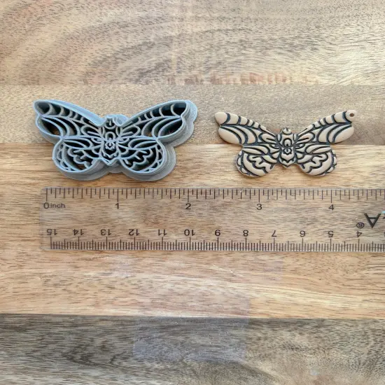 Traditional Tattoo Butterfly Clay Cutter {2}