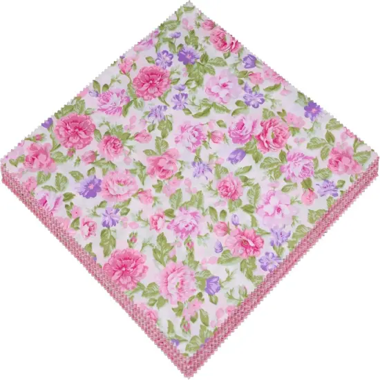 42Pcs 10" Layer Cakes, Pre-Cut 10x10 Fabric Quilt Squares Bundles {4}