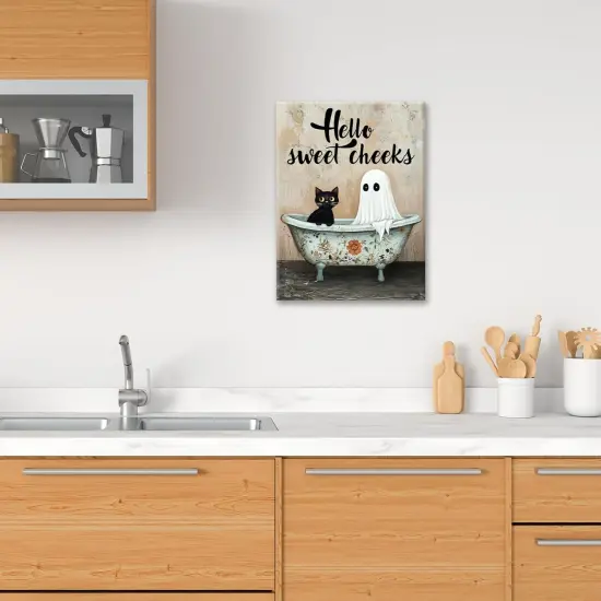 Halloween Ghosts Bathroom Wall Art - 16L'' &times; 12W'' {2}