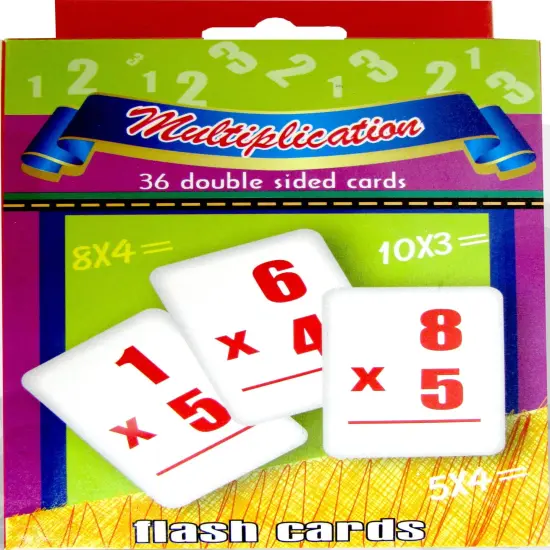 Multiplication Flash Cards, Set Of 36 Cards - 48 Packs {1}