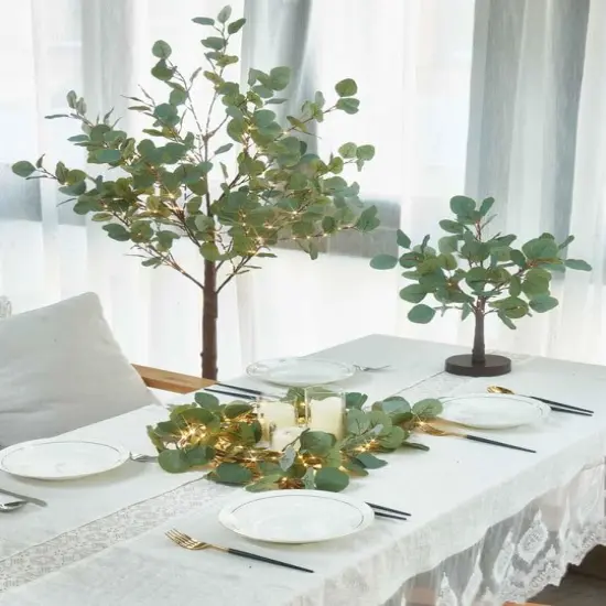 Battery Operated Faux Vine Lights with Timer {6}