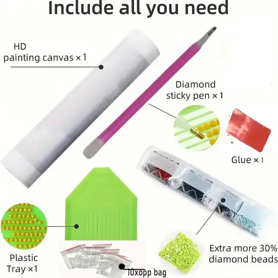 12x16inch - 5D Halloween Witch Diamond Painting Kits for Adults {5}