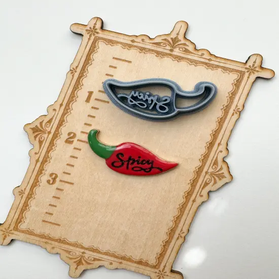 "SPICY" RED PEPPER | SMUT | CLAY CUTTERS {1}