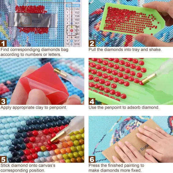 Diamond Painting Kits for Adults, Diamond Painting Christmas 13.7X17.7in {6}