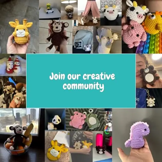 Easy Crochet Kit for Beginners Animals - Learn to Crochet Kits for Beginners - Bear Crochet Box {2}