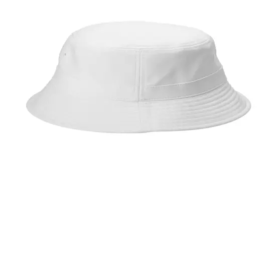 Port Authority&reg; Poly Bucket Hat White {2}
