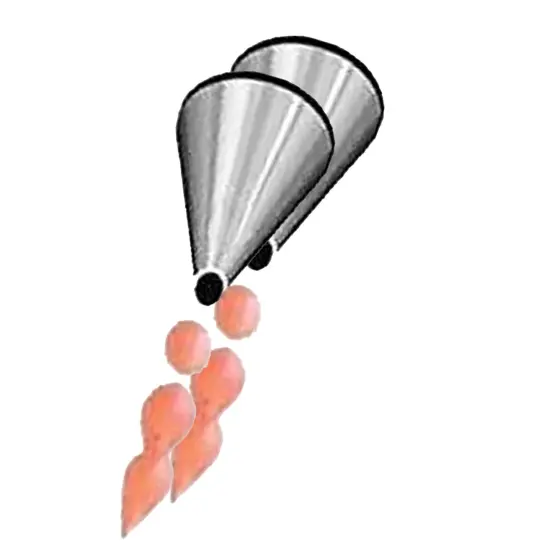 Magic Line Tube Decorating Tip Oval Aluminum {2}