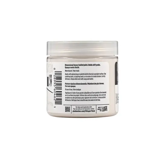 FolkArt Super Thick Acrylic Paint Pearl White 4 oz {2}