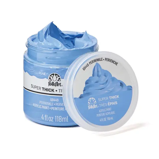 FolkArt Super Thick Acrylic Paint Periwinkle 4 oz {2}