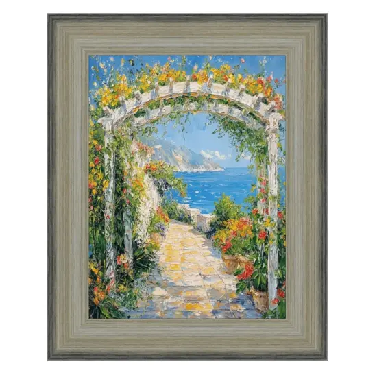 Wide Scoop Brushed Silver Picture Frame 12x14 frame {1}