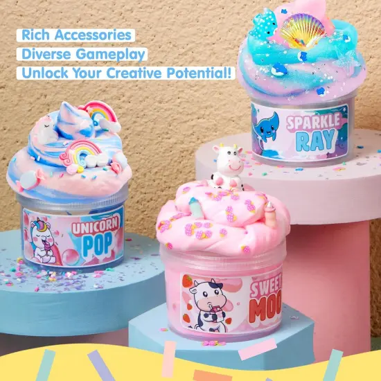 Slime 3-Pack Bundle, Cloudfin Manta Ray {2}