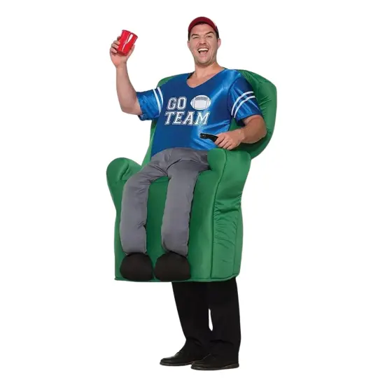 Armchair Quarterback Deluxe Adult Ride-on Costume {1}