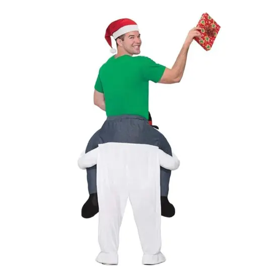 Shoulder Riding Adult Costume: Snowman {3}