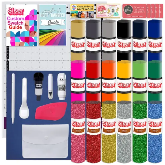 Brother ScanNCut SDX125e Wireless Machine w/ T-Shirt Vinyl Bundle {3}